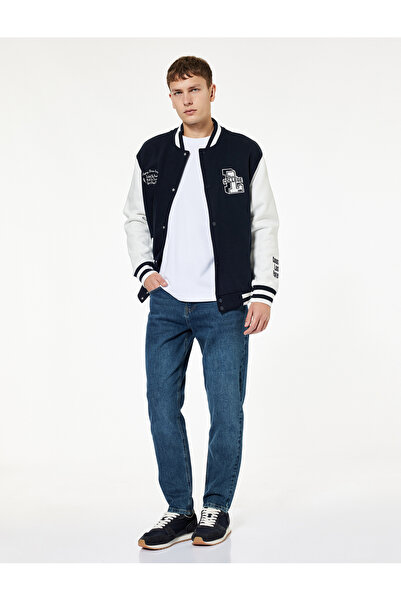 Koton Βαμβακερό τζιν παντελόνι με κανονική μέση με κωνική εφαρμογή - Joe Jean