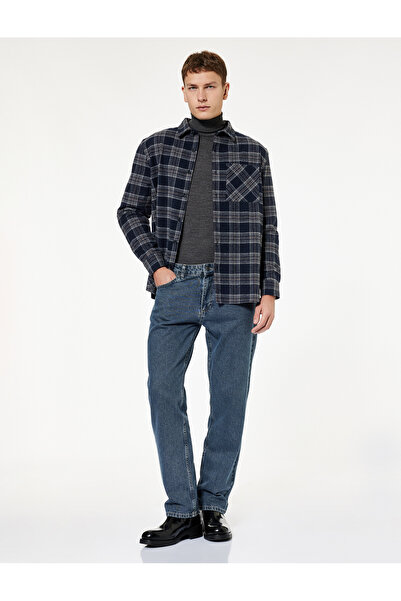 Koton Blugi vintage din bumbac cu talie normală straight fit