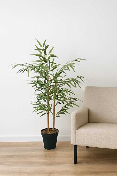 MAKİ DEKOR Yapay Ağaç Bambu 110 Cm 3 Gövdeli