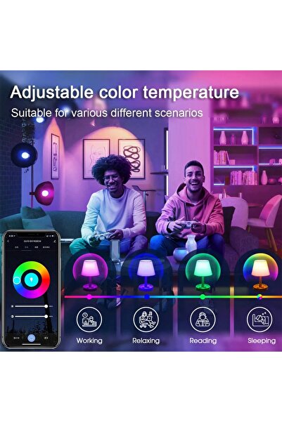 OEM Intelligent RGB+CCT LED Bulb, TUYA, Wi-Fi, Alexa/Google Assistant Compatible, C37, E14, 6W, 480 lm,