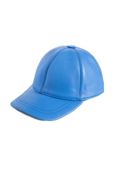 OnMyHead Синя шкіряна шапка