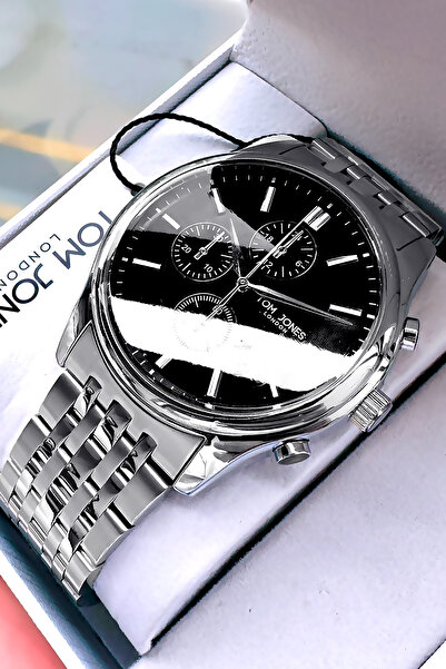 Tom Jones London Original Men's Wristwatch 3 Atm Waterproof London Series Sil...