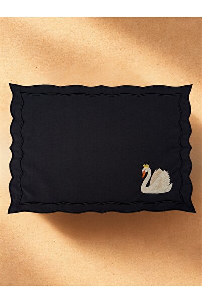 LİONYA DESİGN 2'li Kuğu Nakışlı Premium Duck Kumaş Amerikan Servisi – Sıvı İt...