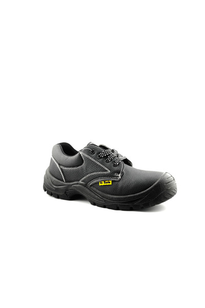 IN SOLE Men's safety shoes with metal toe and insole – durable synthetic leather, slip-resistant rubber sole