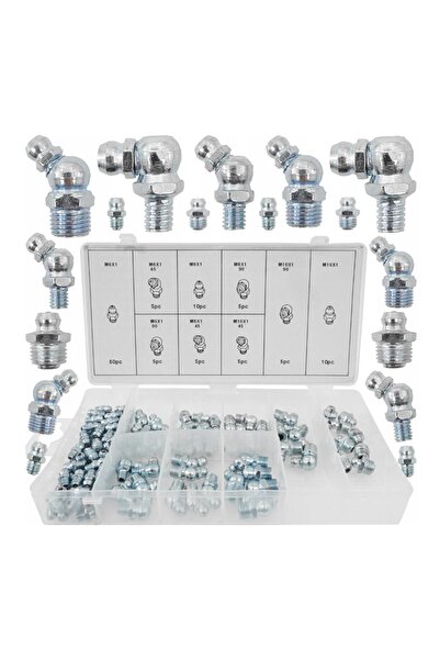 VERKE Set nipluri pentru gresare, 110 piese, M6 -M10,