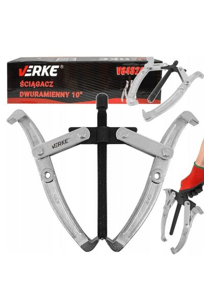 VERKE Bearing puller press, 10" 2 arms,