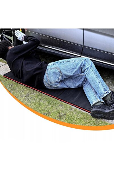 Kraft Foldable protective foam mattress for mechanics, workshop, 1160 x 400 x 25 mm,