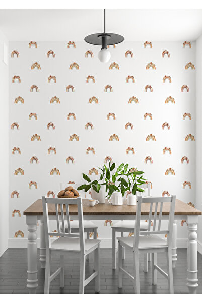 Ettycat Design Rainbow Watercolor Wall Sticker – Matte, Removable, Home and Office Decor