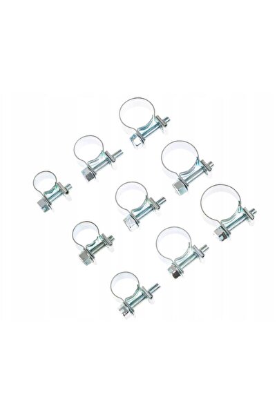 ASTA Hose clamp set, stainless steel, 135 pieces,