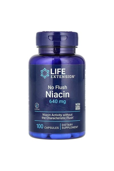 Life Extension No Flush Niacin 100 Capsules