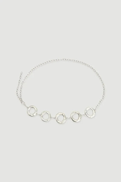 Gusto Ring Chain Belt - Silver