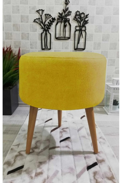 Desire Luna stool, high-quality hornbeam leg, multifunctional, comfortable - Furniture