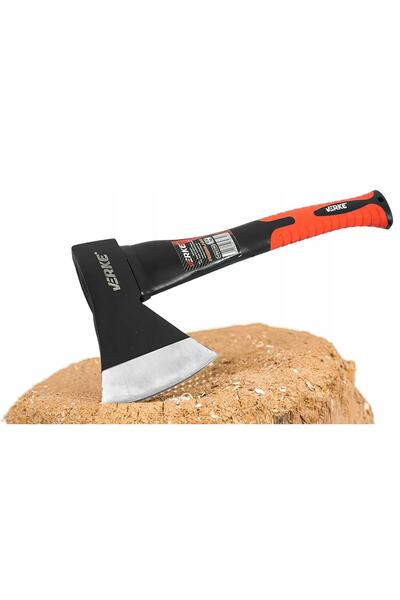 VERKE Universal carpentry axe, rubberized fiberglass handle, 0.6 kg