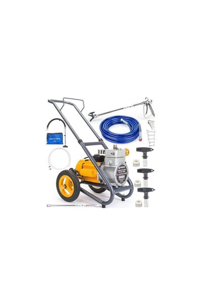 Powermat Pompa Masina de Vopsit Zugravit PROFESIONALA Airless 225Bar 1500W