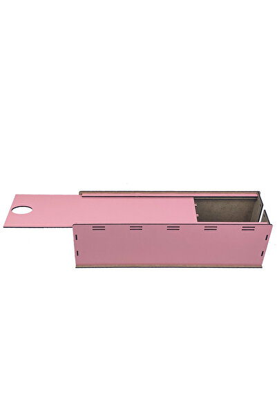 kutuTR Cable Box 40X12X14 cm Cable Socket Organizer - Pink