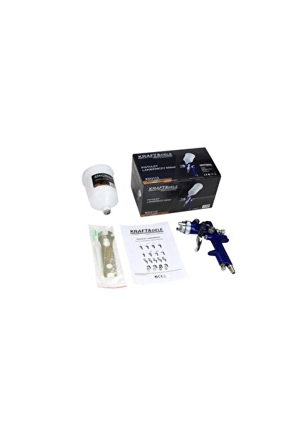 Kraft Pneumatic paint spray gun, 1.4mm nozzle, 600 ml capacity,