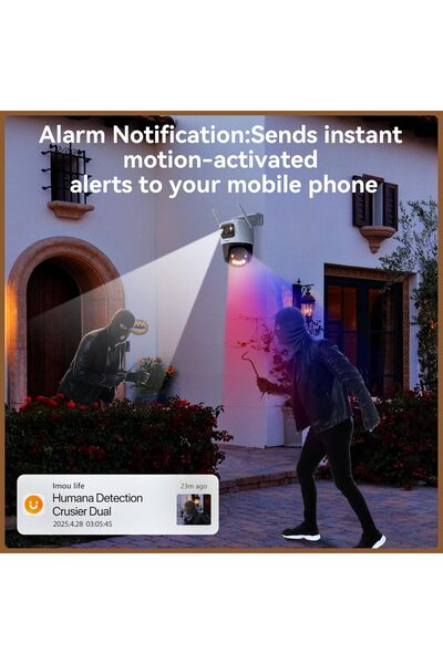 Imou Cruiser Dual 8MP Dual-Lens 5K Outdoor Wireless Security Camera (3MP Fixed + 5MP PT)