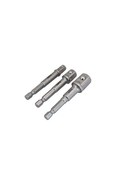 SATRA Set of 3 adapters with hexagonal shank 1/4", 3/8", 1/2",