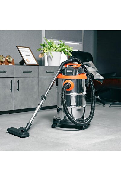 Geepas Wet & Dry Vacuum Cleaner 1400W GVC19032, 30L, 3-in-1, 5m Cable