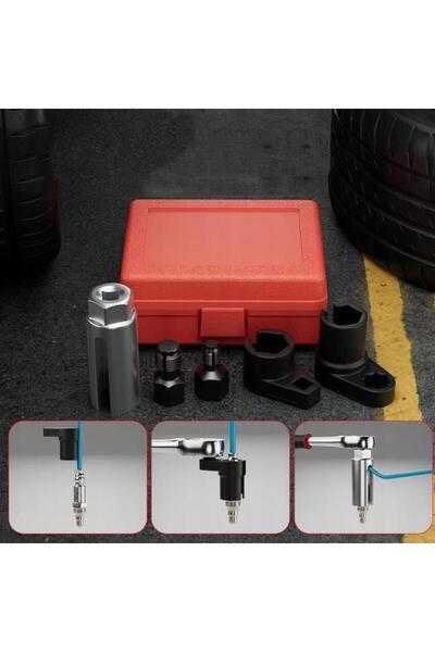 Kraft Lambda sensor wrench set, 22mm, 3 pieces, compatible with VAG and Audi,