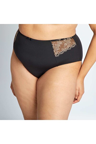 KİABİ Woven lace briefs black