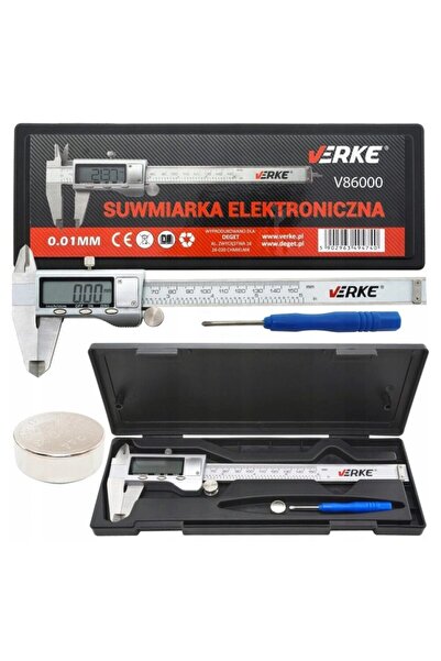 VERKE Subler electronic, 0-150 mm, afișaj LCD,