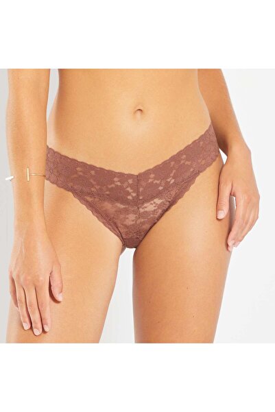 KİABİ Pack of 3 lace thongs PINK