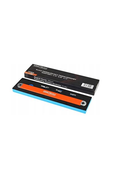 Kraft Ratchet wrench extension, 39cm, 70Nm, adapters 1/4, 3/8, 1/2,