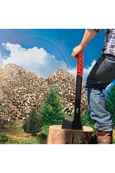 VERKE Universal carpentry axe, rubberized fiberglass handle, length 70 cm, weight 1570G,