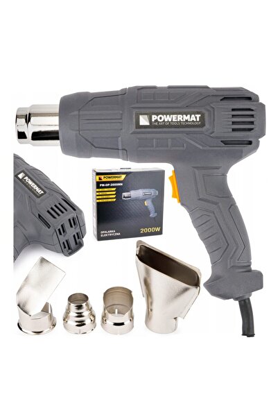 Powermat Pistol electric aer cald 2 viteze 4 duze 600C 2000 W,