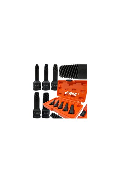 VERKE 3/8 screw extractor set, 5 pieces