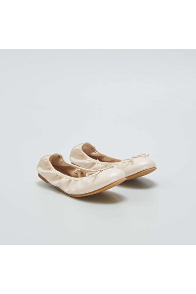 KİABİ Ballet pumps with fancy bow BEIGE