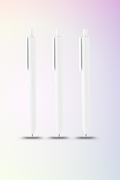 EGESTA 3 Adet Jel Mavi Mürekkepli Tükenmez Kalem Set – Akıcı Yazım, Şık Tasar...