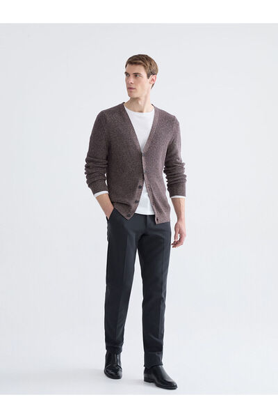 LC Waikiki Ανδρικό παντελόνι Anthracite Standard Fit