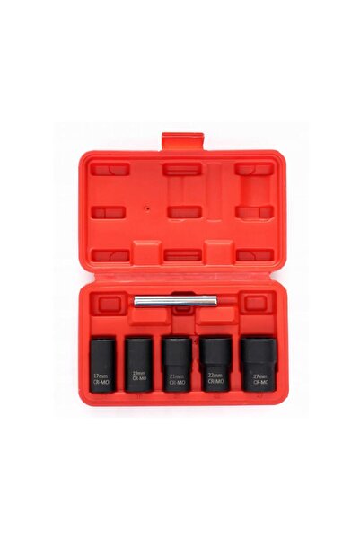 Kraft Impact socket set 1/2", 27, 22, 21, 19, 17mm, 6 pieces,