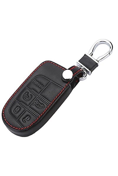 VTH Faux leather key case - Jeep Patriot Compass Wrangler Cherokee Liberty Renegade - MODEL 2