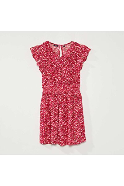 KİABİ فستان ملفوف باللون الوردي