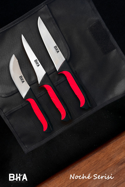 B-H-A BIÇAKÇI HACI AHMET Sürmene BHA Noché Doğrama Sıyırma Yüzme 3 Parça Kasa...