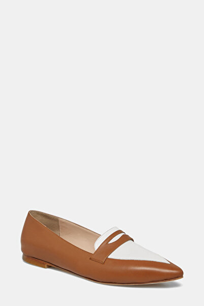 W Collection Leather Pointed Toe Loafer