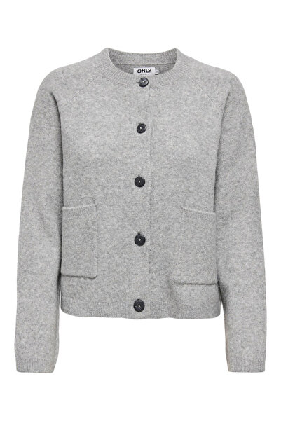 ONLY Onlpiemonte Light Gray Women's Cardigan 15344118