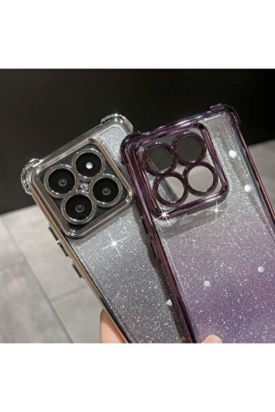 Generic Glitter Case for Xiaomi 15T ，Plating Edge，Ultra Slim，Gradient Shockproof Xiaomi 15T 5G Cover