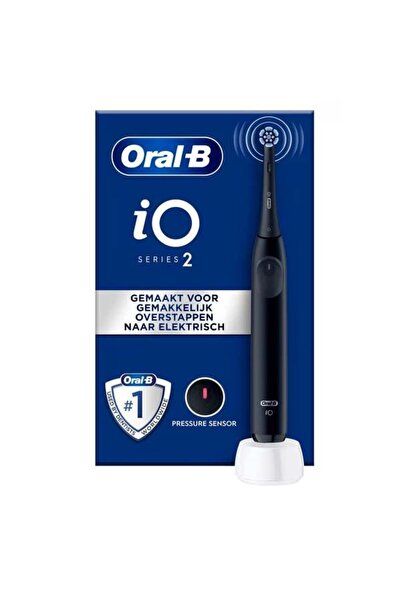 Oral-B Periuță de dinți electrică iO2 Night Black, 3 programe, 1 încărcător, 1 cap, neagră
