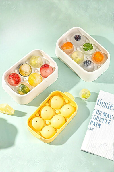 Orvila Lunara Silicone Sphere Ice Mold 14X8.5 cm - Leakproof - Easy to Remove