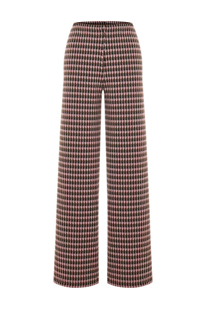 Beach&Beyond إيفا بنطلون واسع الأرجل بني وردي