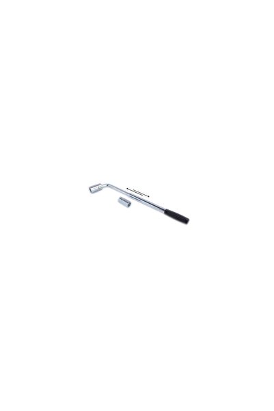 SATRA Tubular wrench with telescopic arm for wheels, 34-48 cm, 17/19/21/23 mm,