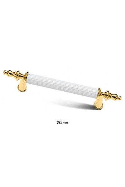 TRS MOBAKS TRS ASOS KUMRU 192 MM BEYAZ ALTIN KULP LÜX MODERN DOLAP MUTFAK ÇEK...
