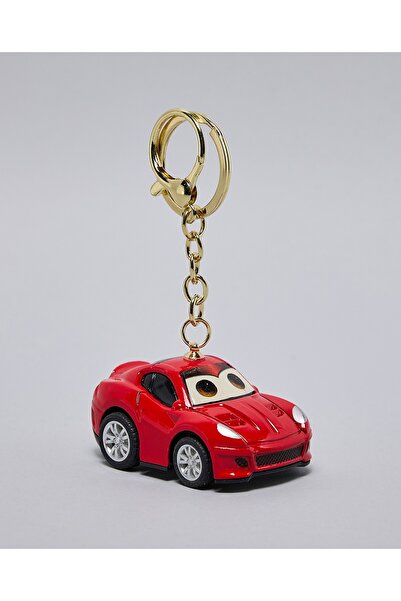 R&B Red Unisex Red Unisex Car Keychain