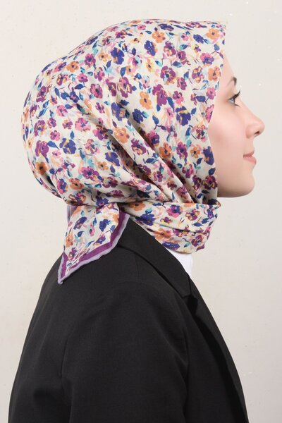 LOCELLA ESARP Lo'cella Pamuklu Soft Eşarp 4161-16 Mor