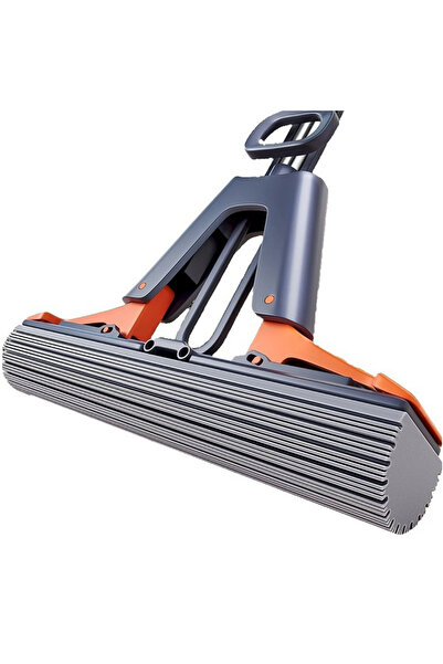 SDEPOT Mop cu sistem de stoarcere SDEPOT®, burete super absorbant, mâner conf...