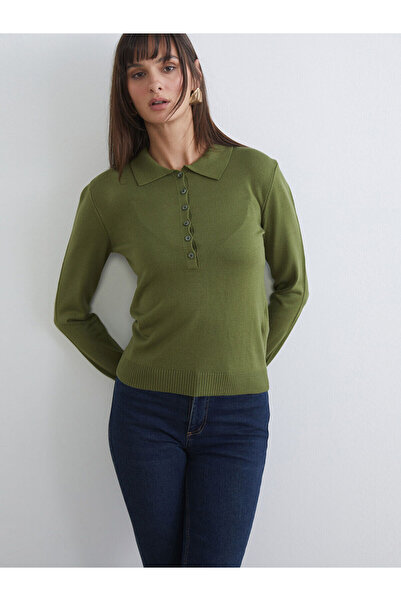 LC Waikiki New Season Polo Neck Women's Knitwear Sweater